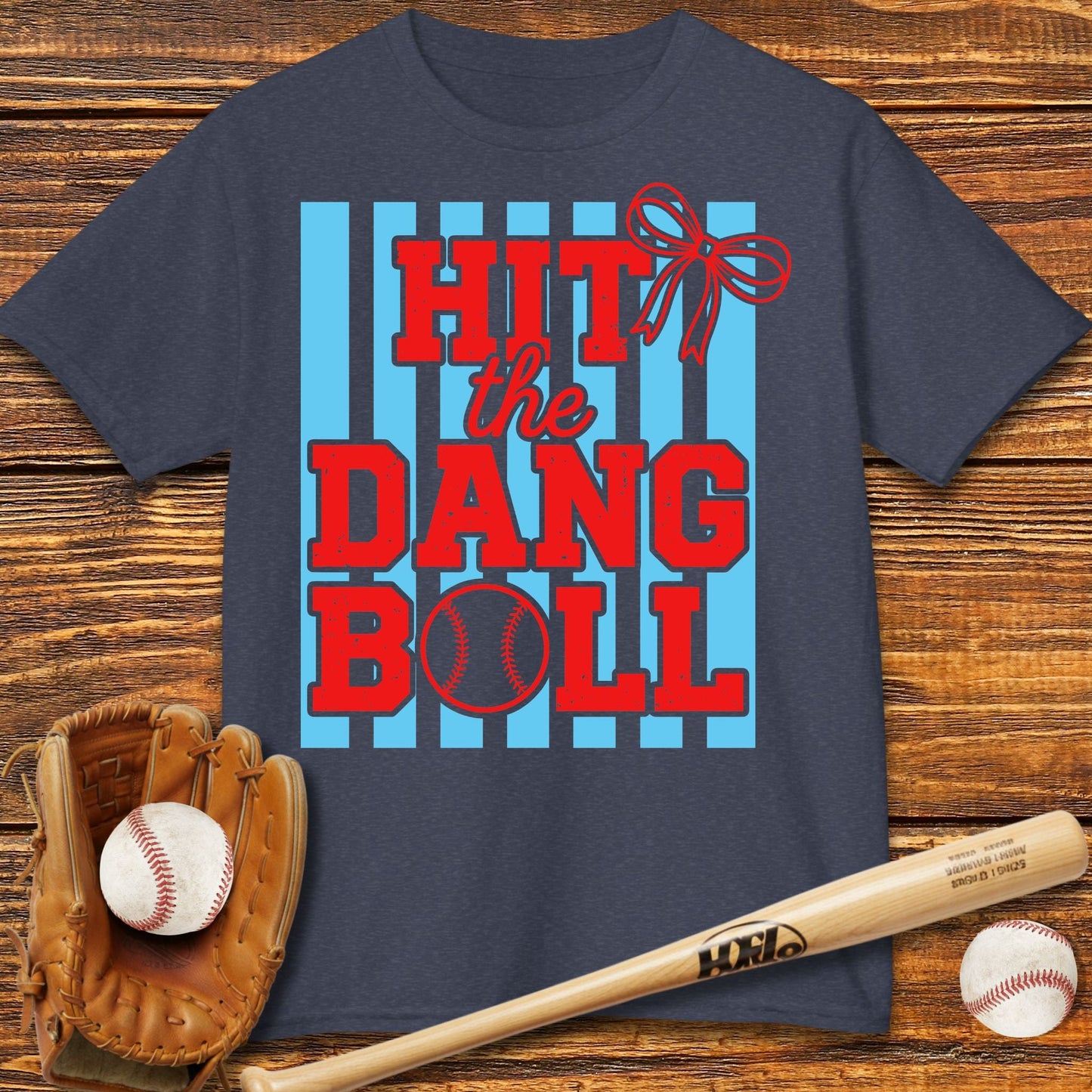 Hit The Dang Ball Kids T-shirt - HomeRun PrintsKids clothes