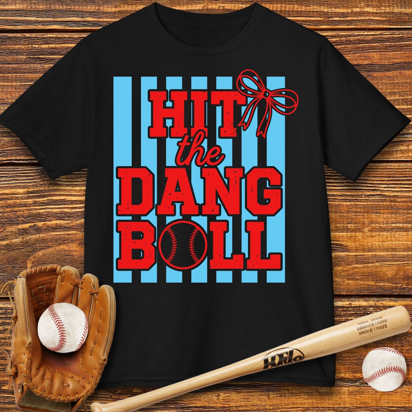 Hit The Dang Ball Kids T-shirt - HomeRun PrintsKids clothes