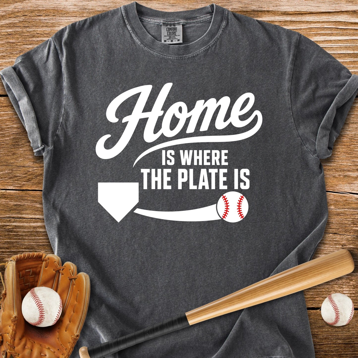 Home Plate - HomeRun PrintsComfort Colors