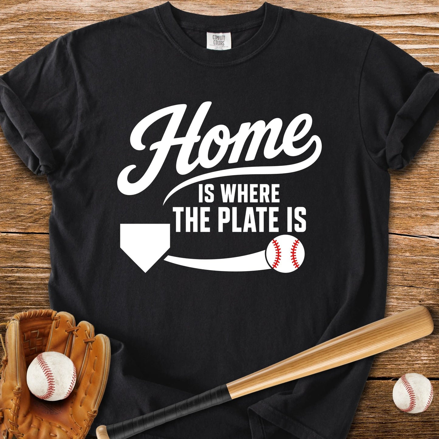 Home Plate - HomeRun PrintsComfort Colors