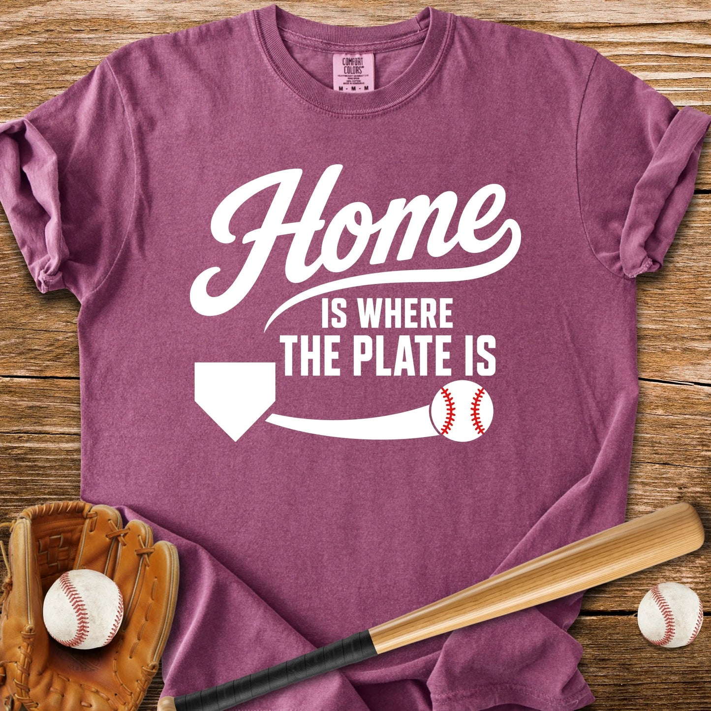 Home Plate - HomeRun PrintsComfort Colors