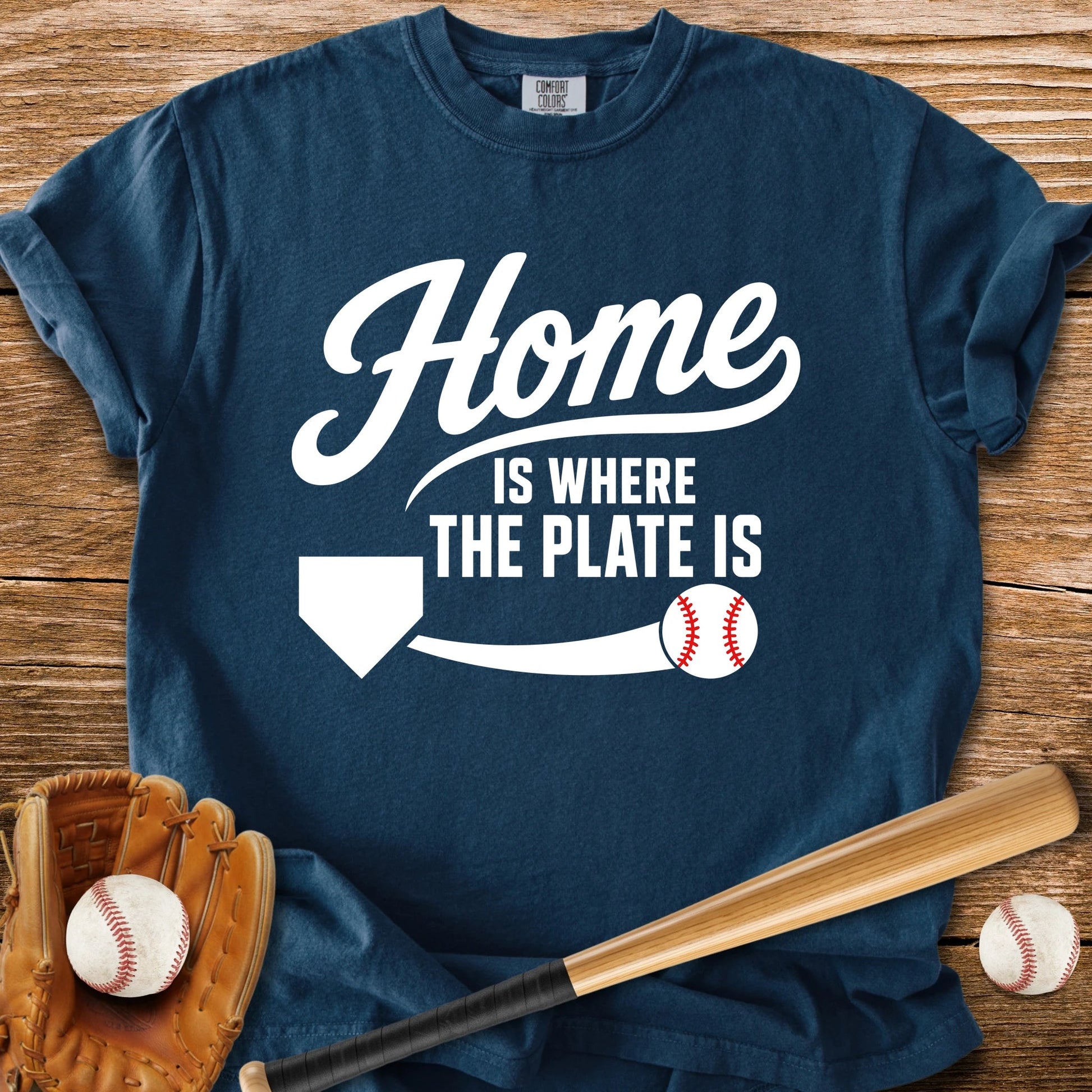 Home Plate - HomeRun PrintsComfort Colors