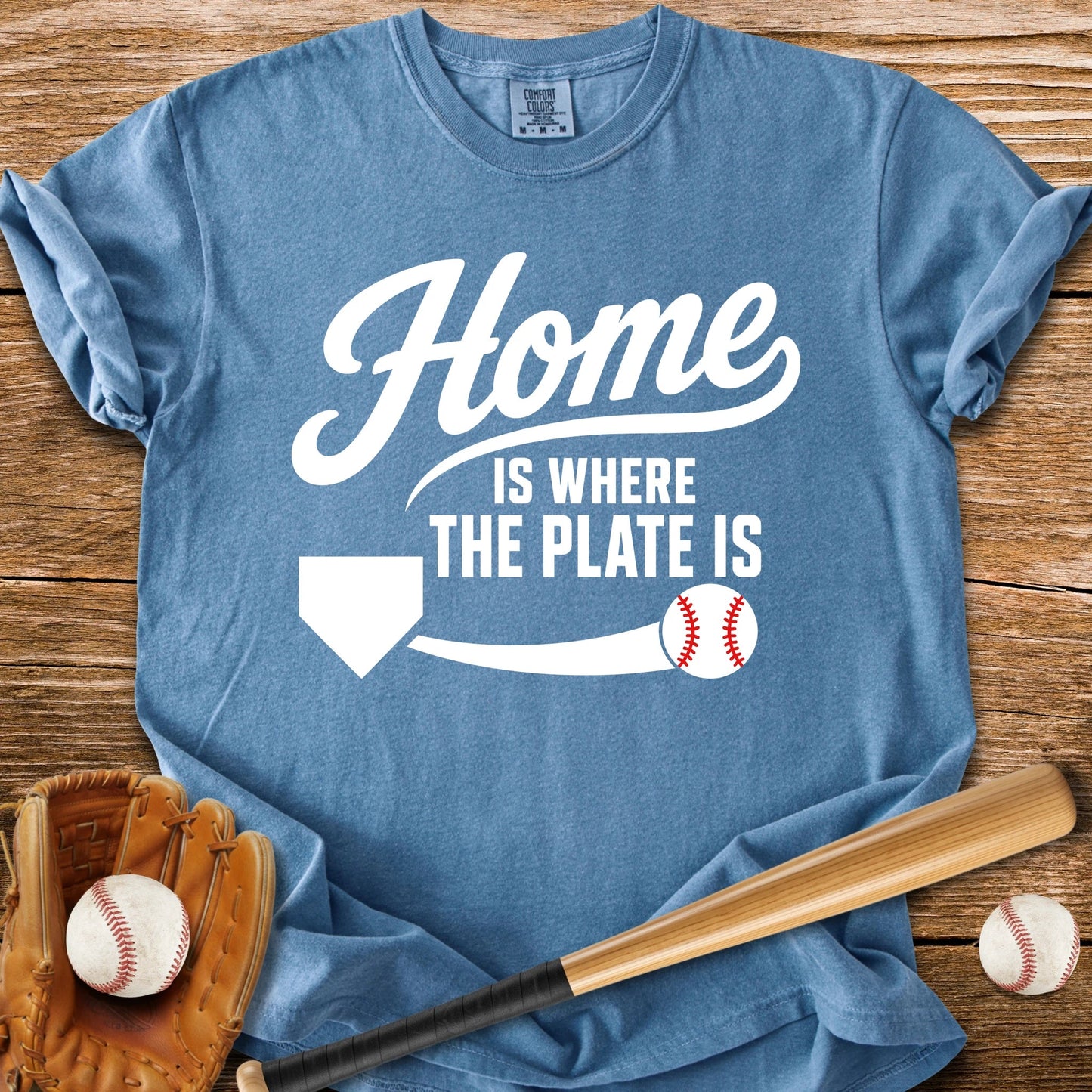 Home Plate - HomeRun PrintsComfort Colors