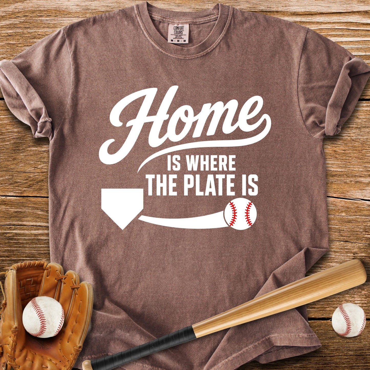 Home Plate - HomeRun PrintsComfort Colors