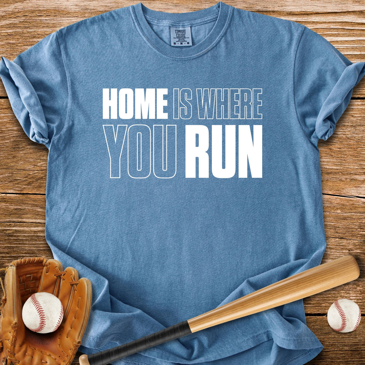 Home Plate Wordplay - HomeRun PrintsComfort Colors
