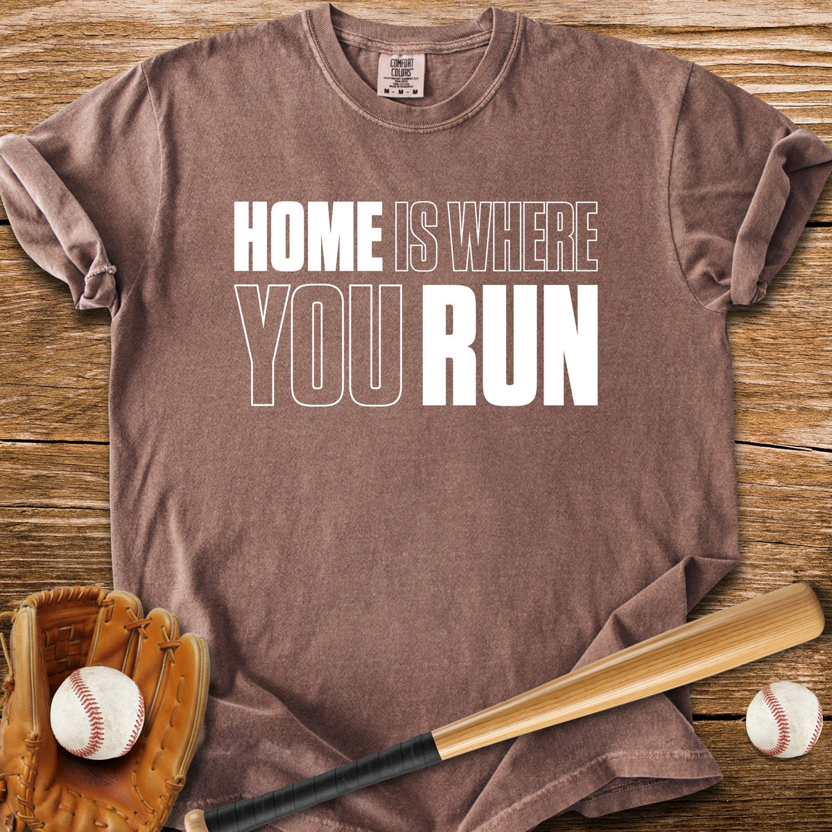 Home Plate Wordplay - HomeRun PrintsComfort Colors