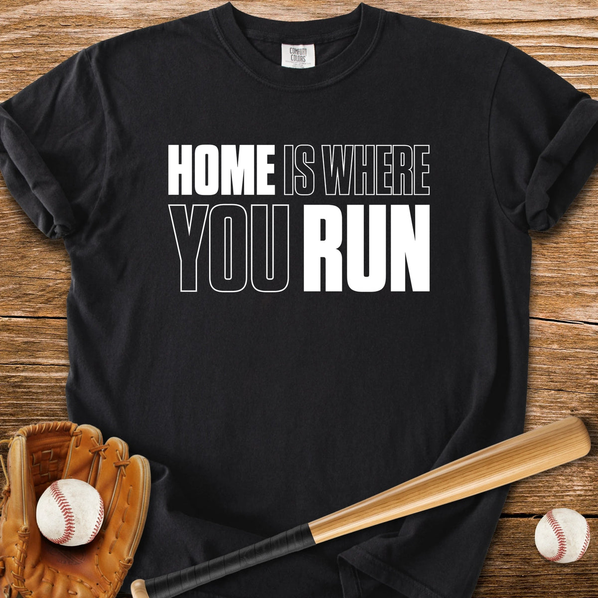 Home Plate Wordplay - HomeRun PrintsComfort Colors