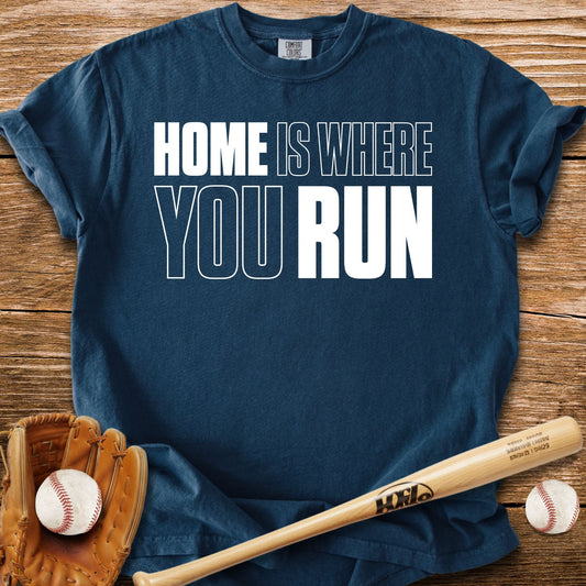 Home Plate Wordplay T-Shirt - HomeRun PrintsComfort Colors