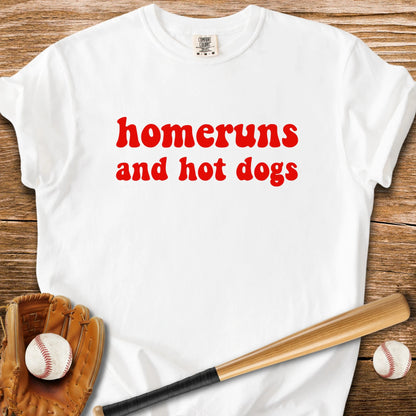 Homeruns And Hotdogs - HomeRun PrintsComfort Colors