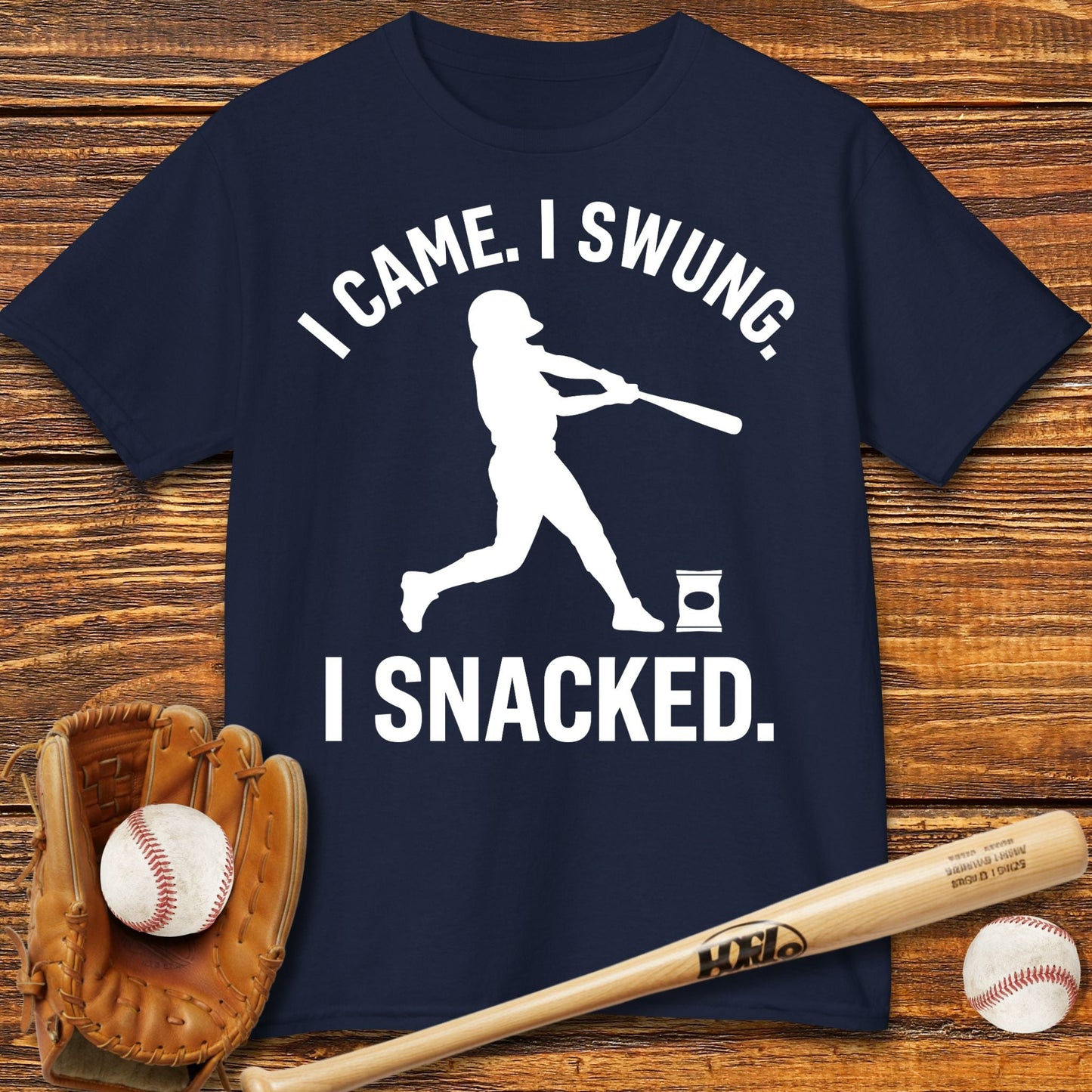 I Came I Swung I Snacked Kids T-shirt - HomeRun PrintsKids clothes