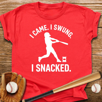 I Came I Swung I Snacked Youth Tee - HomeRun PrintsKids clothes