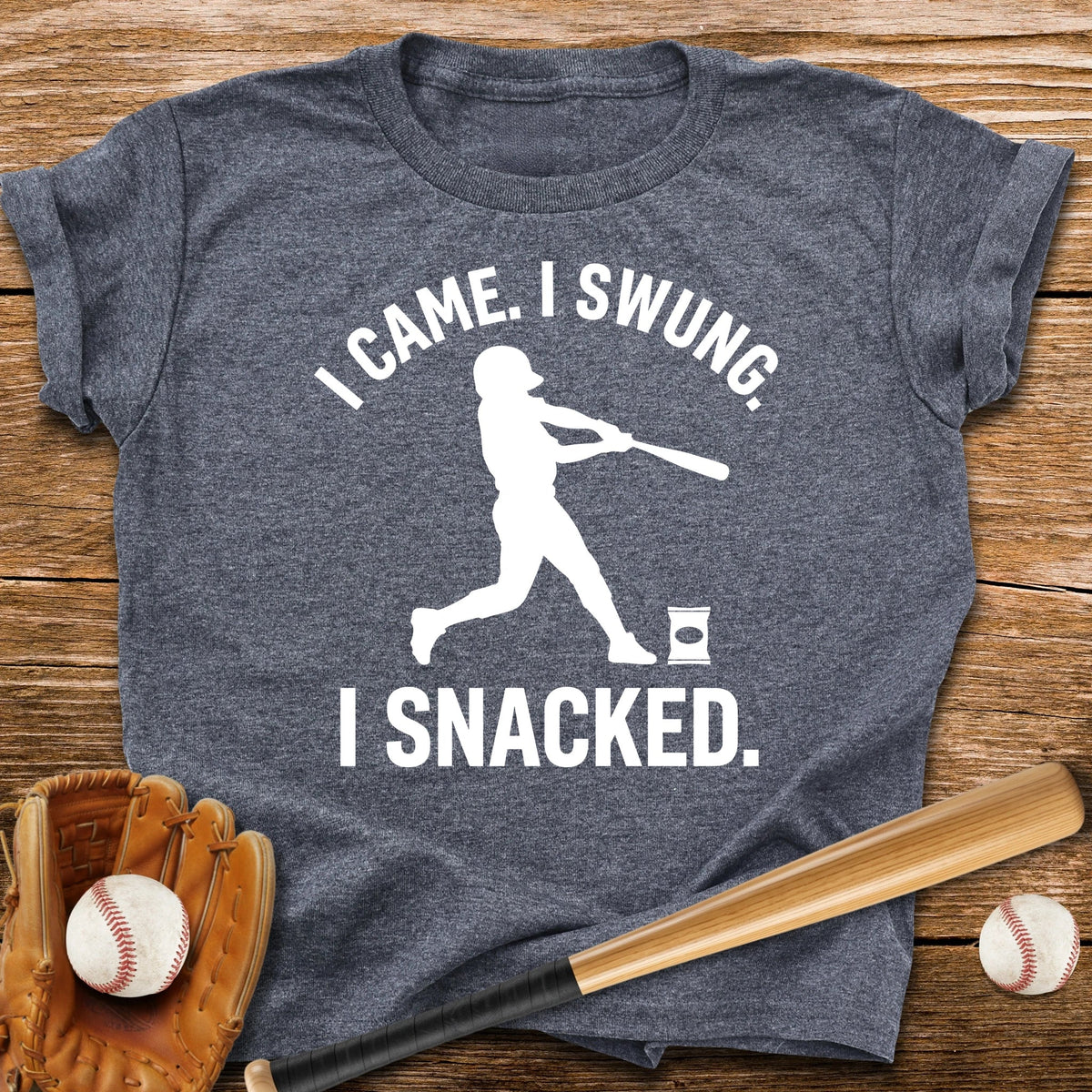 I Came I Swung I Snacked Youth Tee - HomeRun PrintsKids clothes