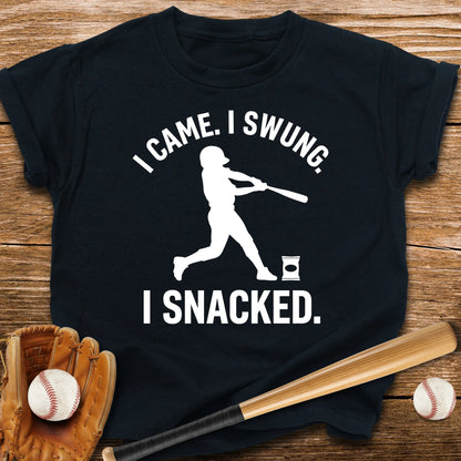 I Came I Swung I Snacked Youth Tee - HomeRun PrintsKids clothes