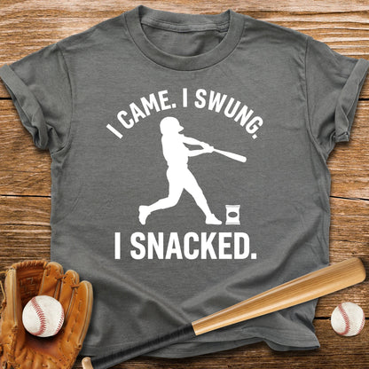 I Came I Swung I Snacked Youth Tee - HomeRun PrintsKids clothes