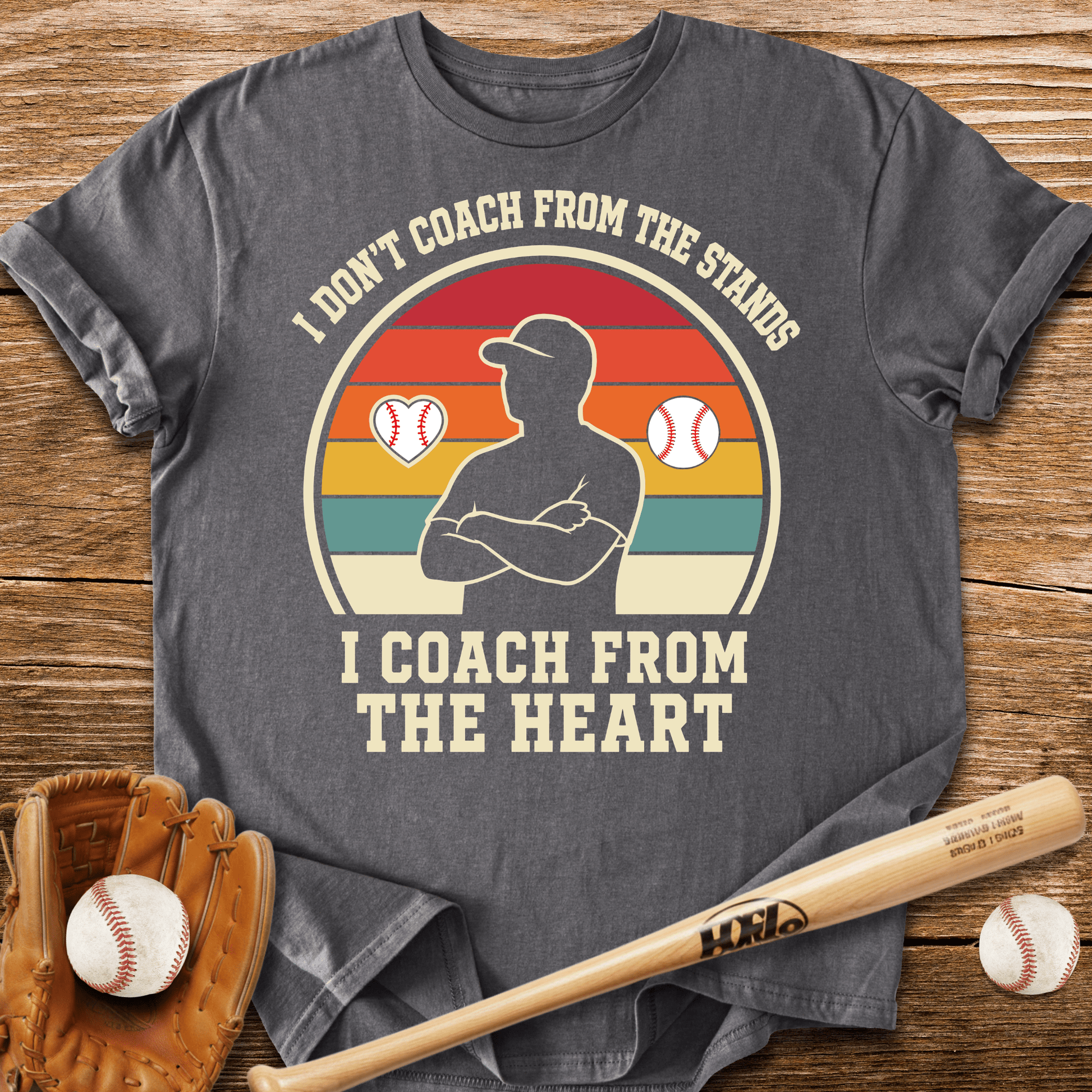 I Coach From The Heart T-Shirt - HomeRun PrintsT-Shirt