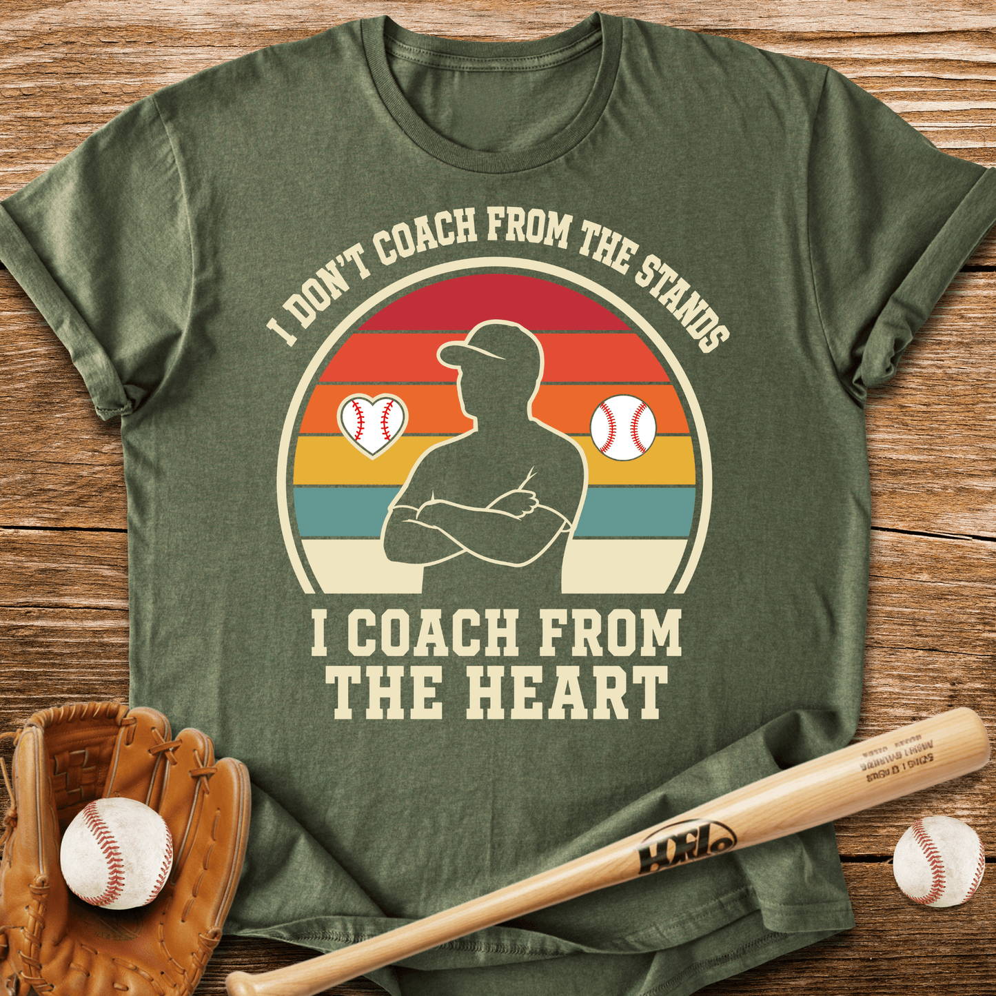 I Coach From The Heart T-Shirt - HomeRun PrintsT-Shirt