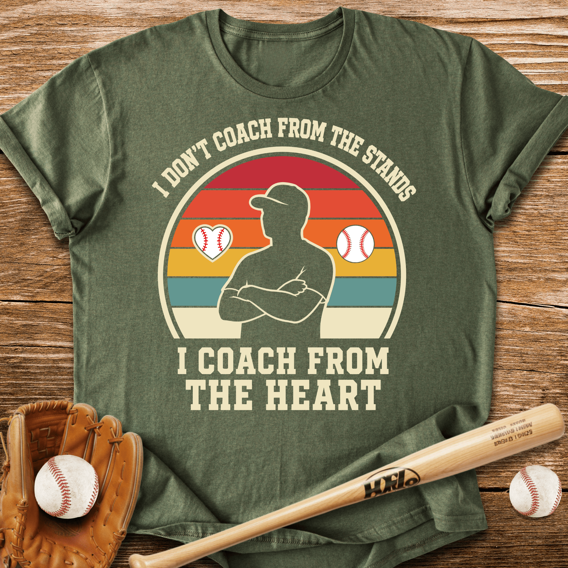 I Coach From The Heart T-Shirt - HomeRun PrintsT-Shirt