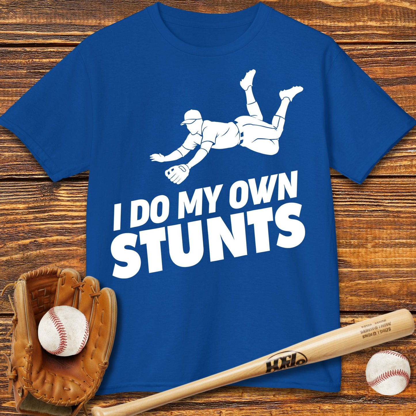 I Do My Own Stunts Kids T-Shirt - HomeRun PrintsKids clothes