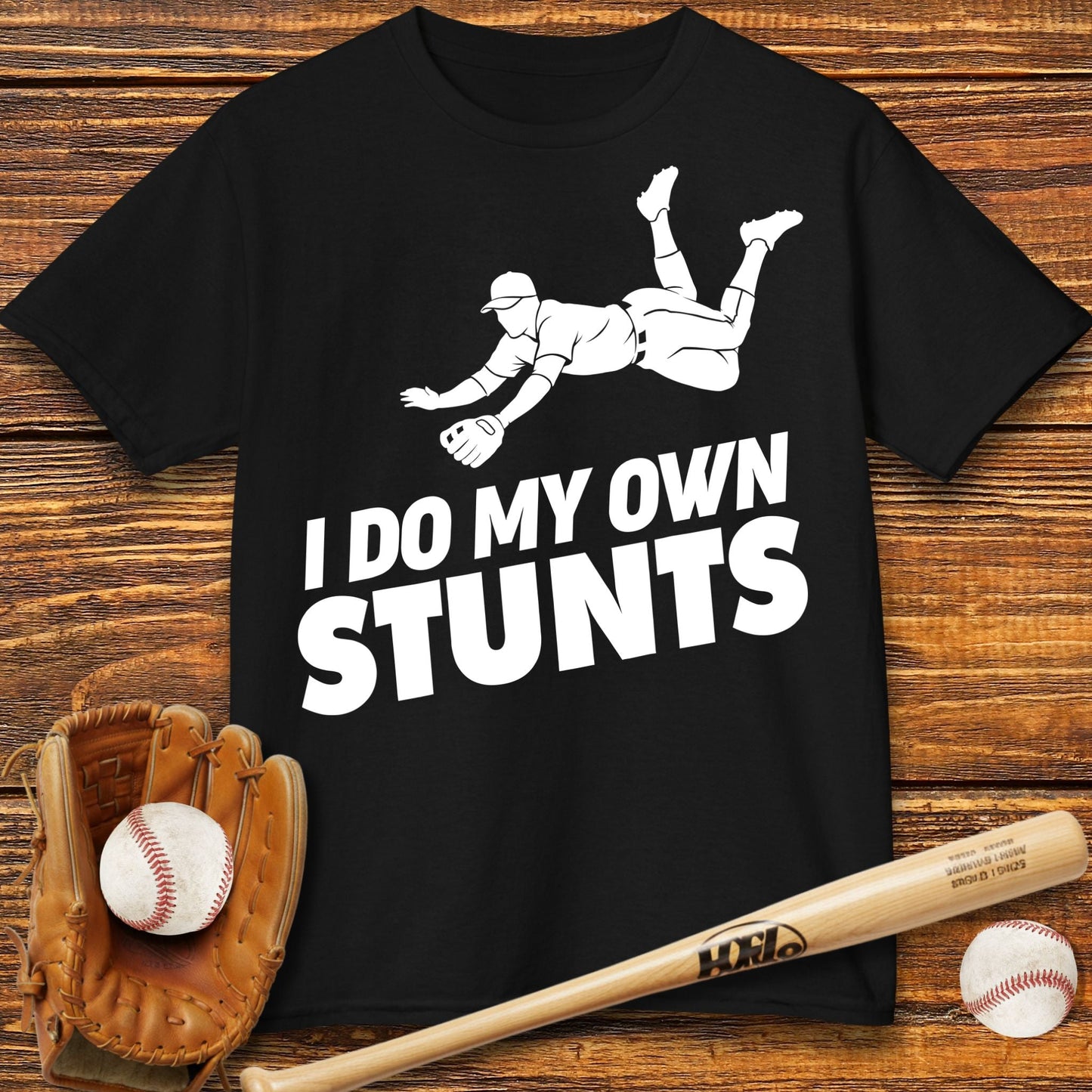I Do My Own Stunts Kids T-Shirt - HomeRun PrintsKids clothes
