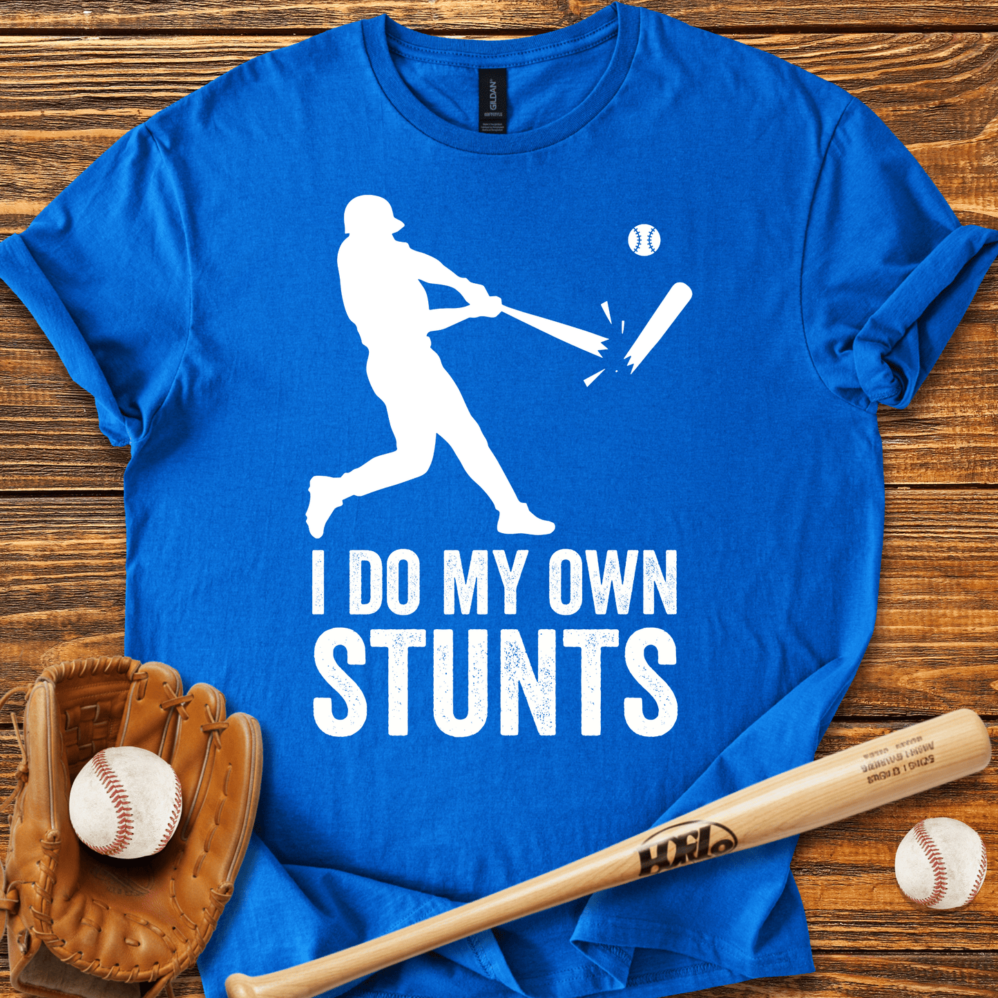 I Do My Own Stunts T-shirt - HomeRun PrintsT-Shirt