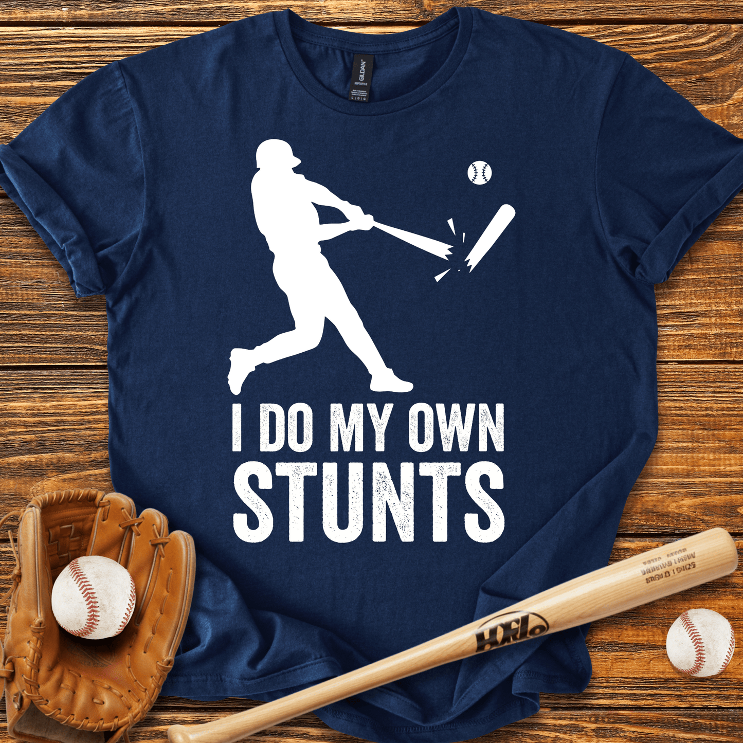 I Do My Own Stunts T-shirt - HomeRun PrintsT-Shirt