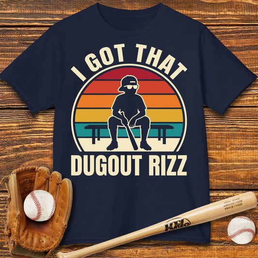 I Got That Dugout Rizz Kids T-shirt - HomeRun PrintsKids clothes