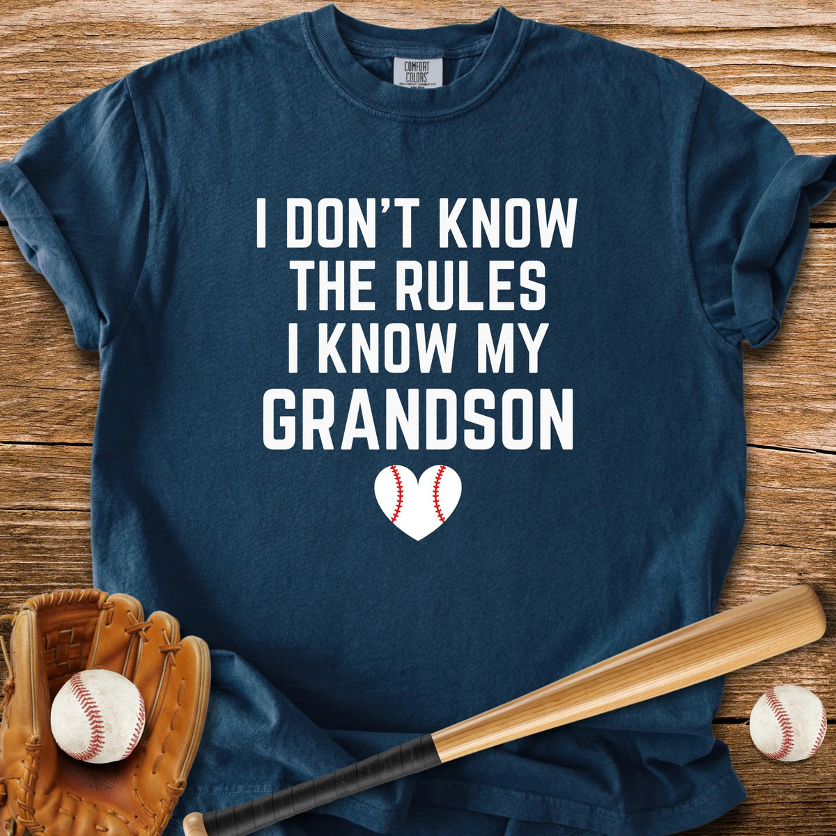I Know My Grandson - HomeRun PrintsComfort Colors