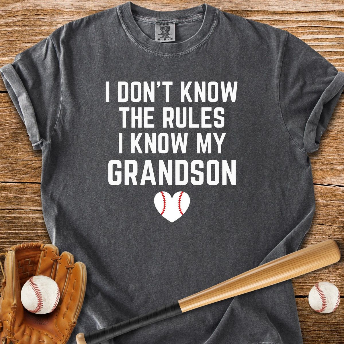 I Know My Grandson - HomeRun PrintsComfort Colors