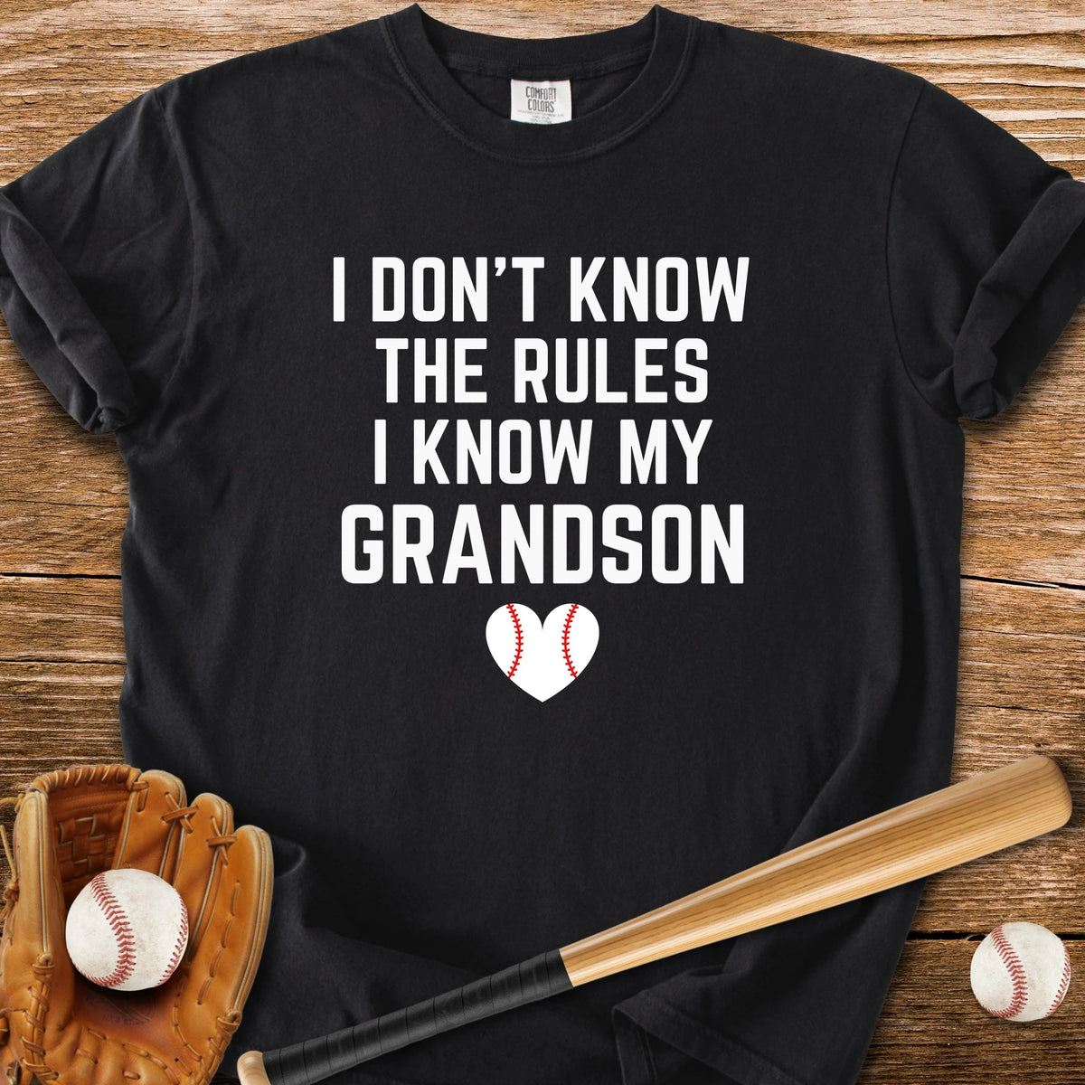 I Know My Grandson - HomeRun PrintsComfort Colors