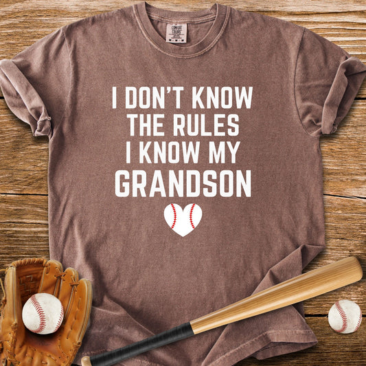 I Know My Grandson - HomeRun PrintsComfort Colors