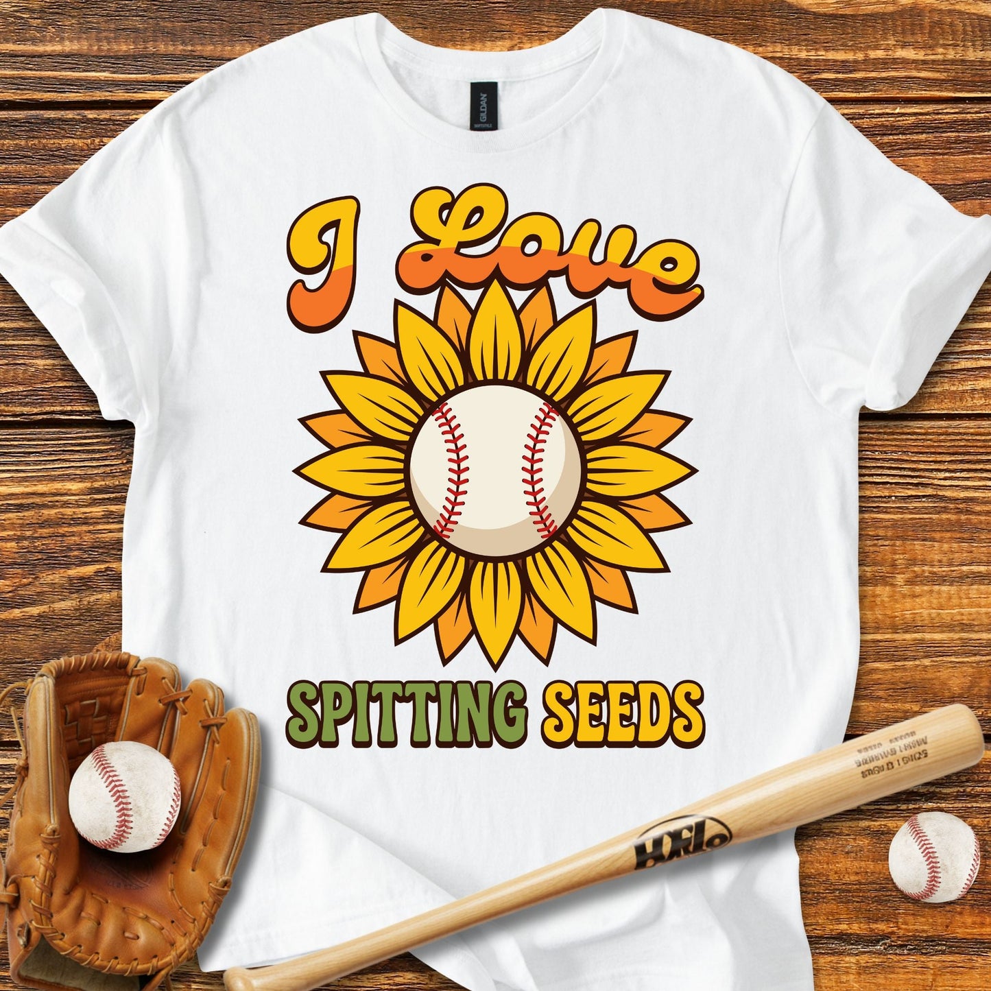 I Love Spitting Seeds T-shirt - HomeRun PrintsT-Shirt