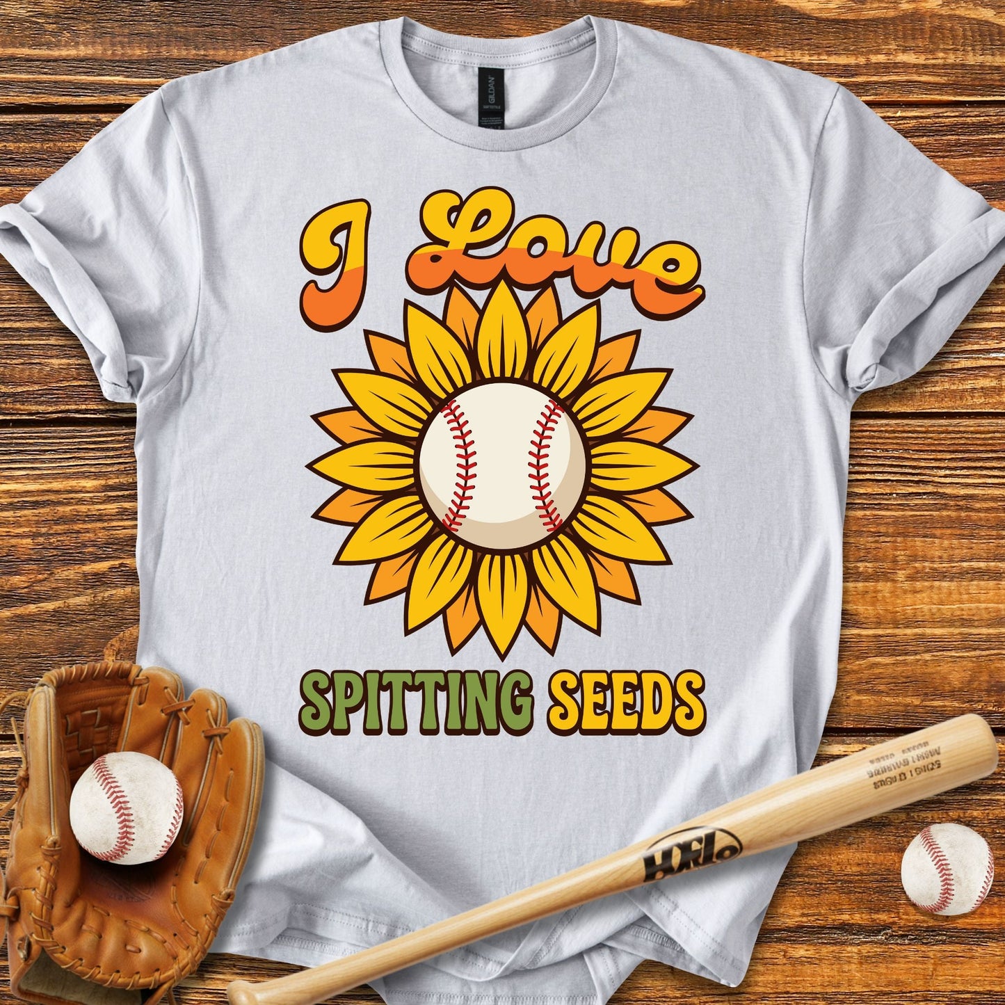 I Love Spitting Seeds T-shirt - HomeRun PrintsT-Shirt