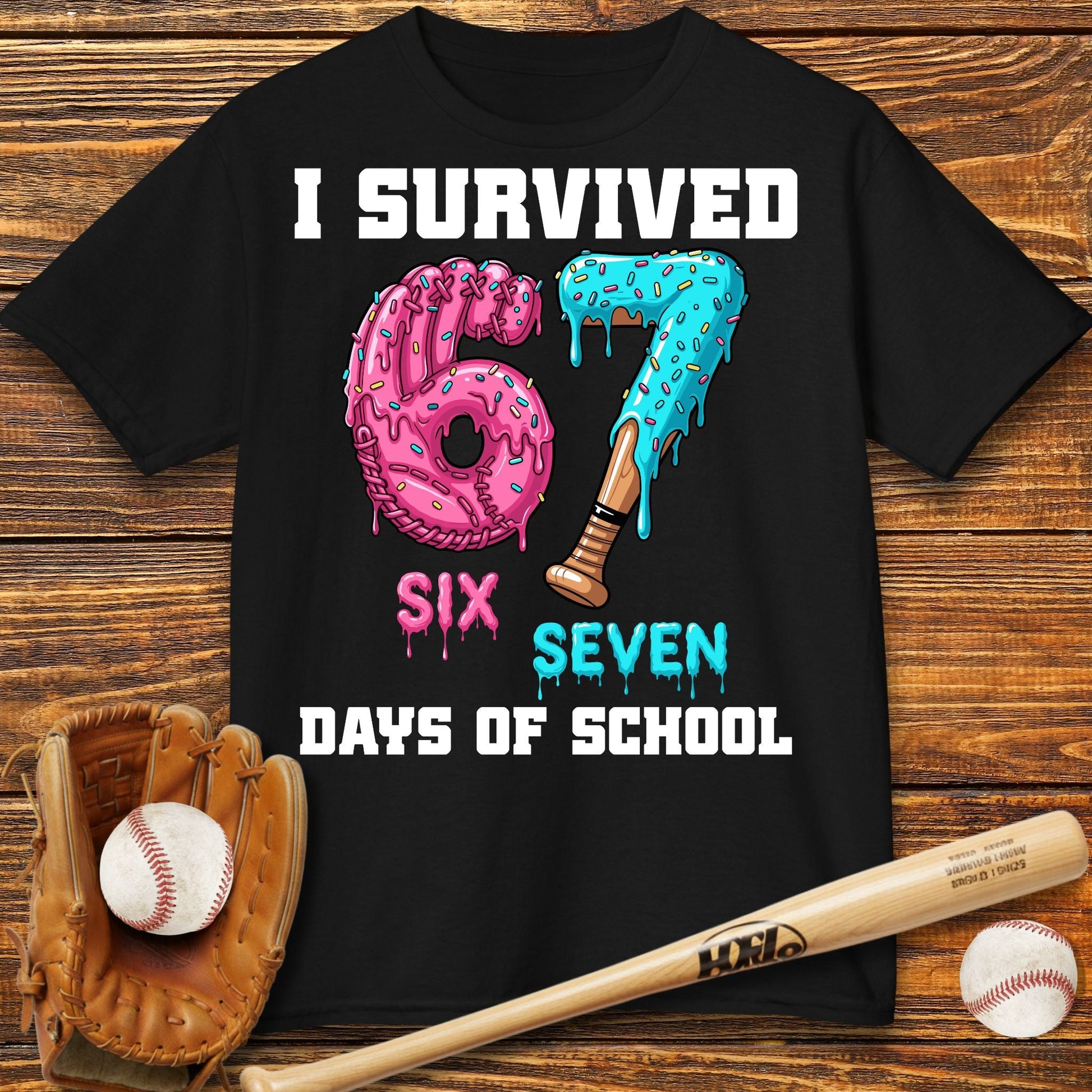 I Survived 67 Days of School Kids T-Shirt - HomeRun PrintsKids clothes