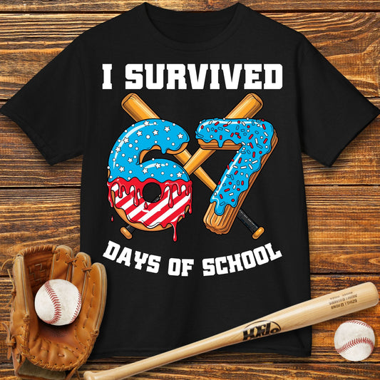 I Survived 67 Days of School Kids T-Shirt - HomeRun PrintsKids clothes