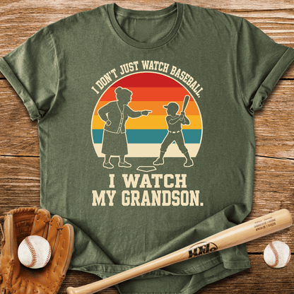 I Watch My Grandson T-Shirt - HomeRun PrintsT-Shirt