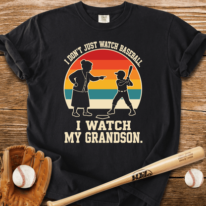 I Watch My Grandson T-Shirt - HomeRun PrintsComfort Colors