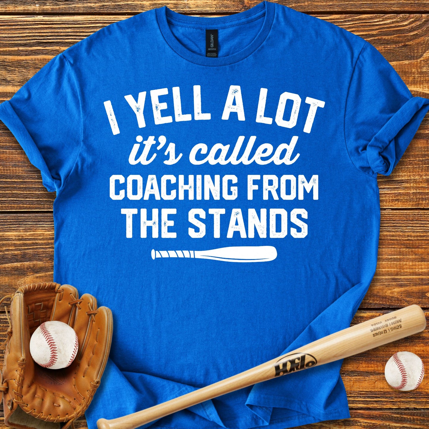 I Yell A Lot Funny T-Shirt - HomeRun PrintsT-Shirt