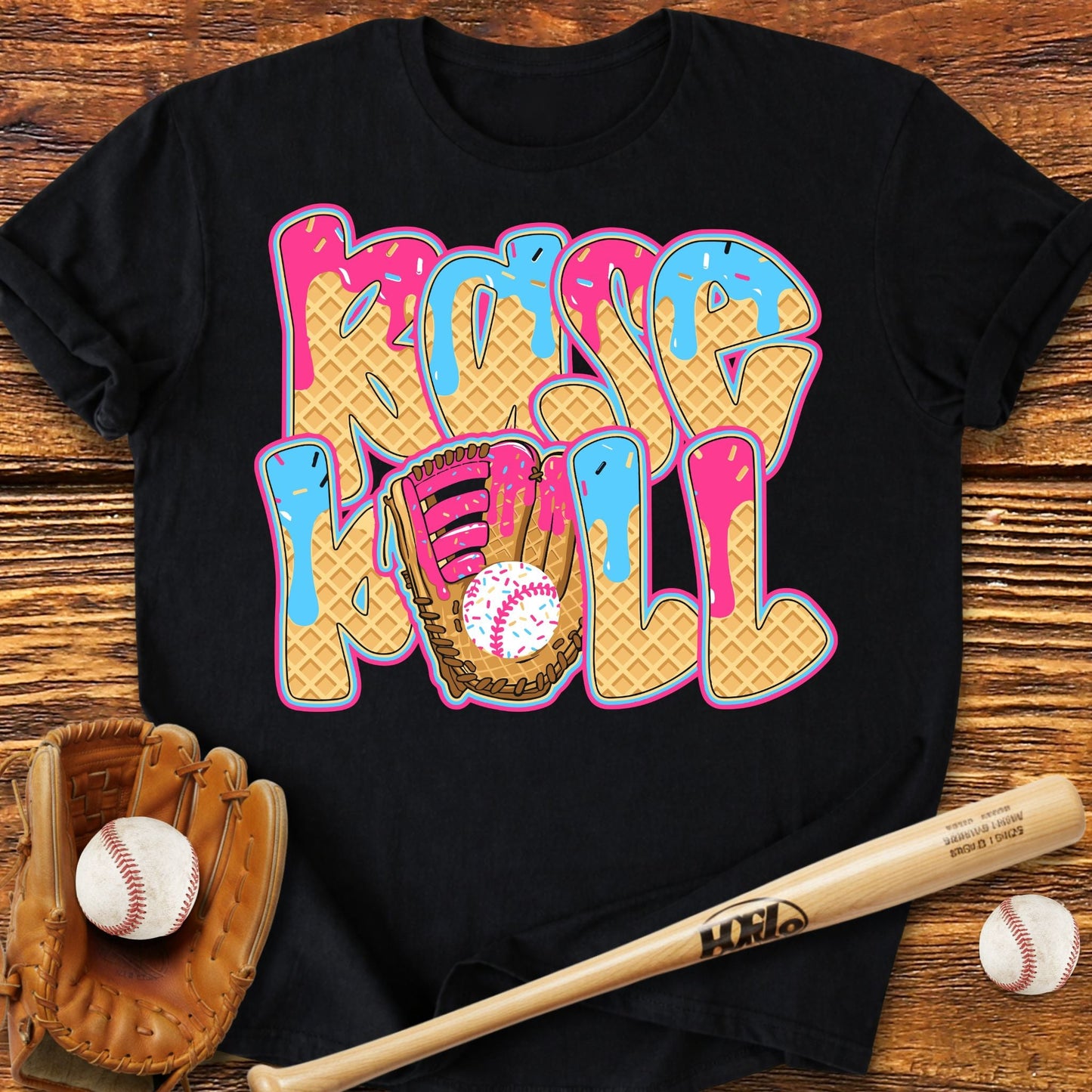 Ice Cream Drip Adult T-Shirt - HomeRun PrintsT-Shirt