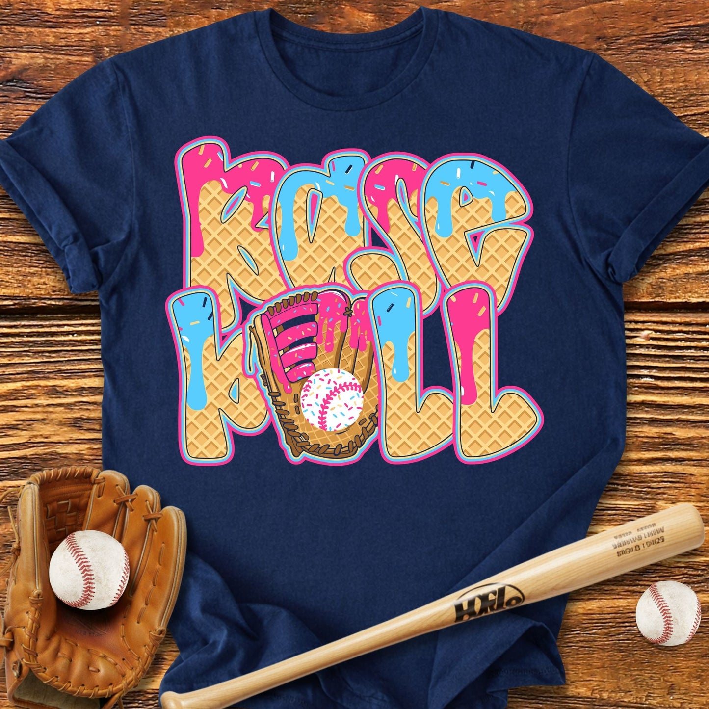 Ice Cream Drip Adult T-Shirt - HomeRun PrintsT-Shirt