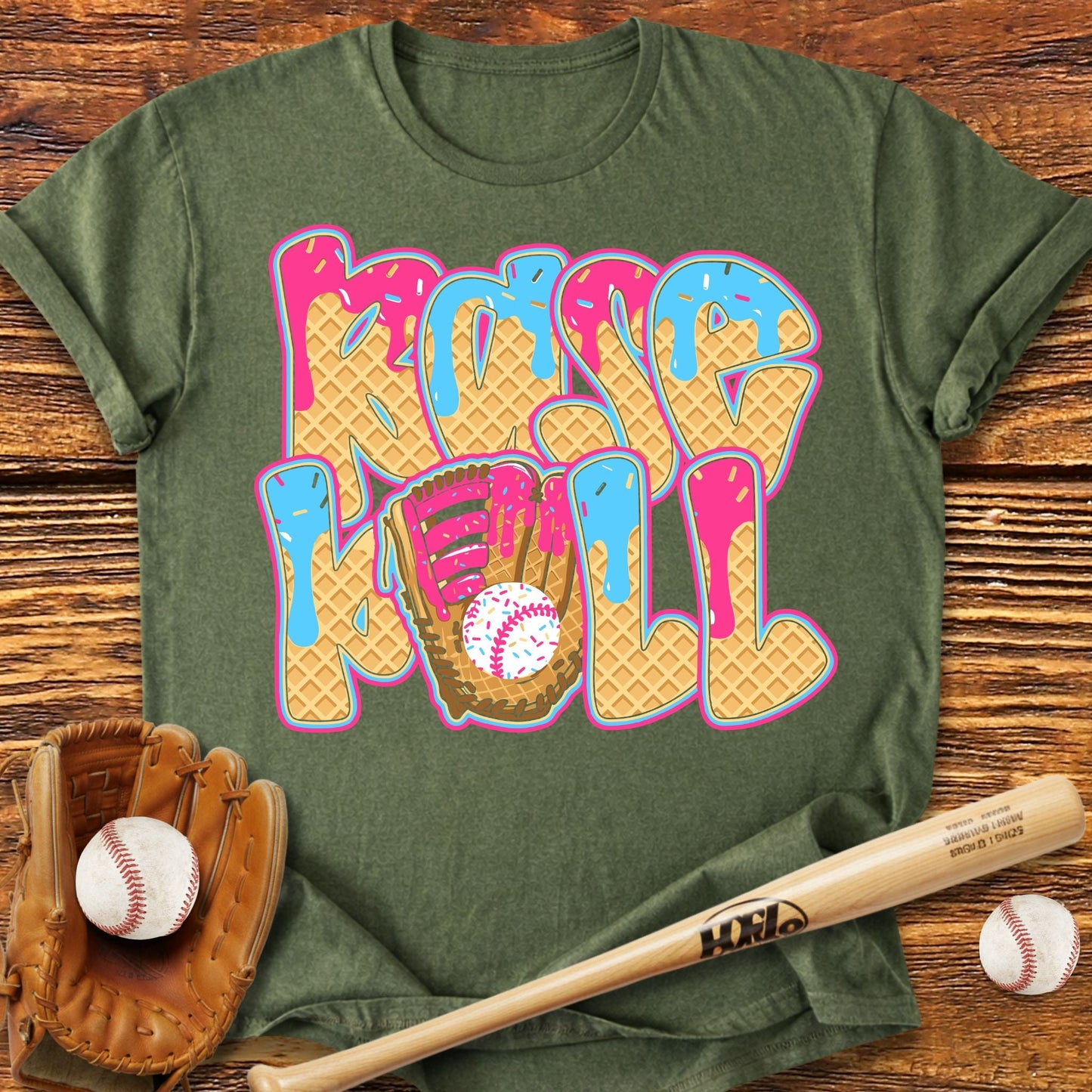 Ice Cream Drip Adult T-Shirt - HomeRun PrintsT-Shirt