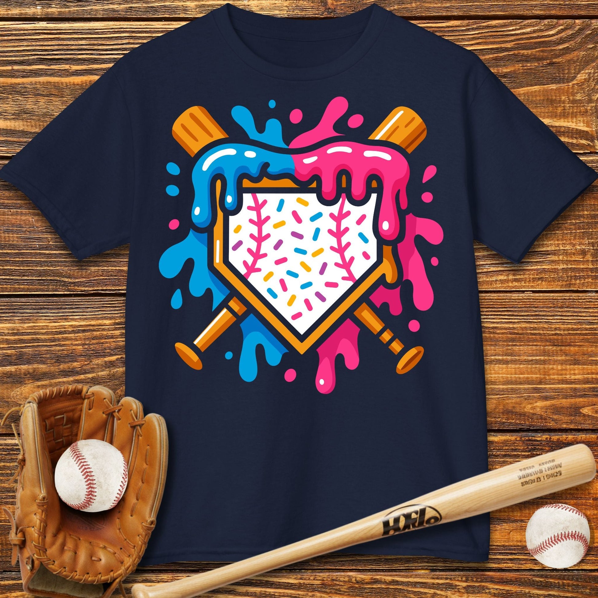 Ice Cream Drip Kids T-Shirt - HomeRun PrintsKids clothes