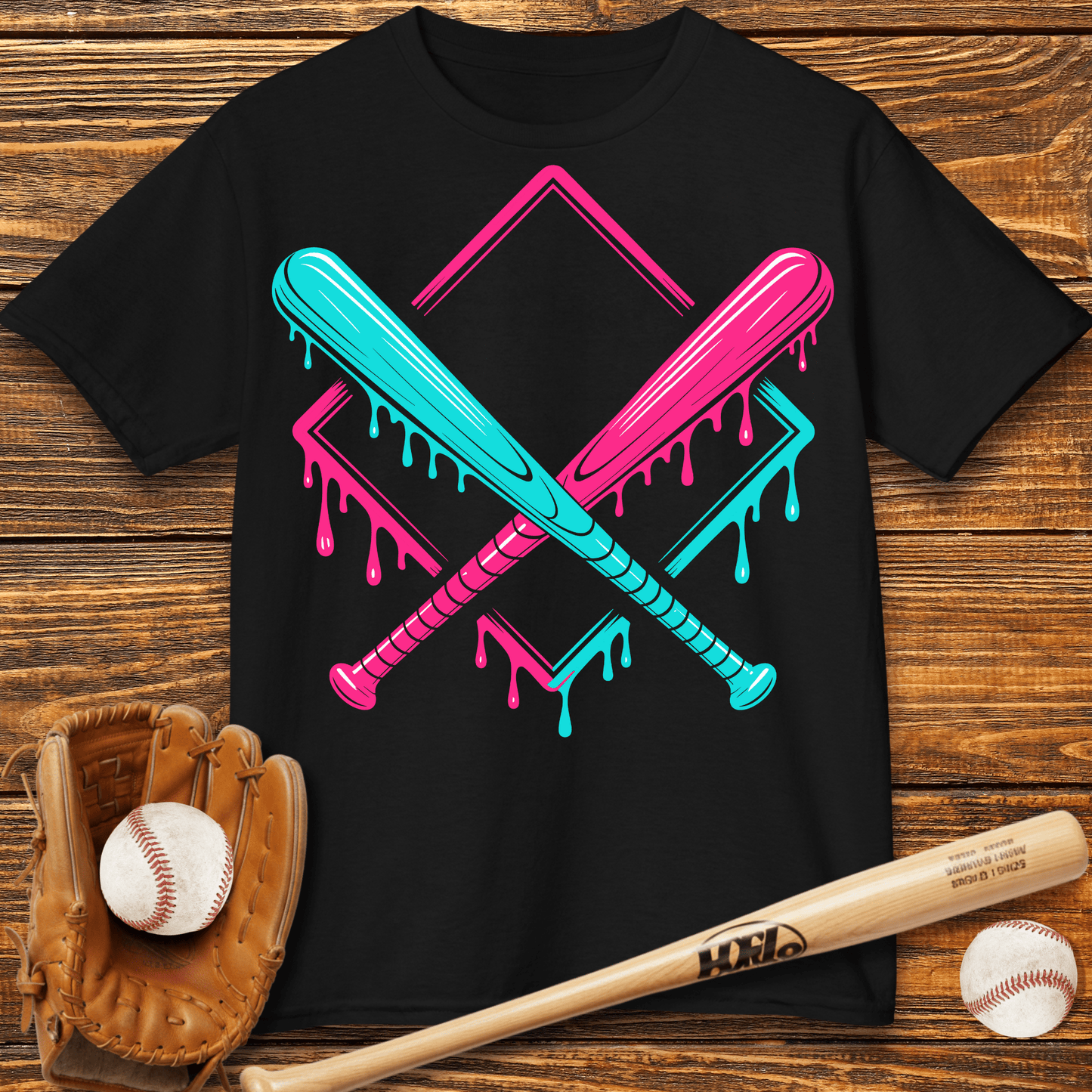 Ice Cream Drip Kids T-Shirt - HomeRun PrintsKids clothes