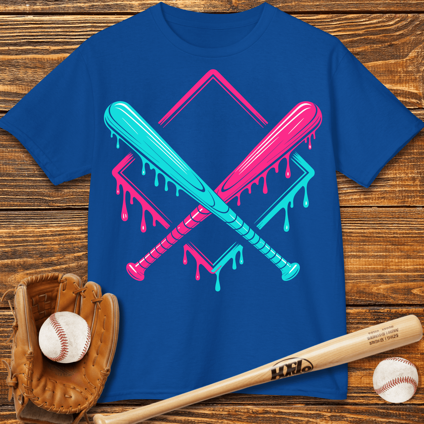 Ice Cream Drip Kids T-Shirt - HomeRun PrintsKids clothes