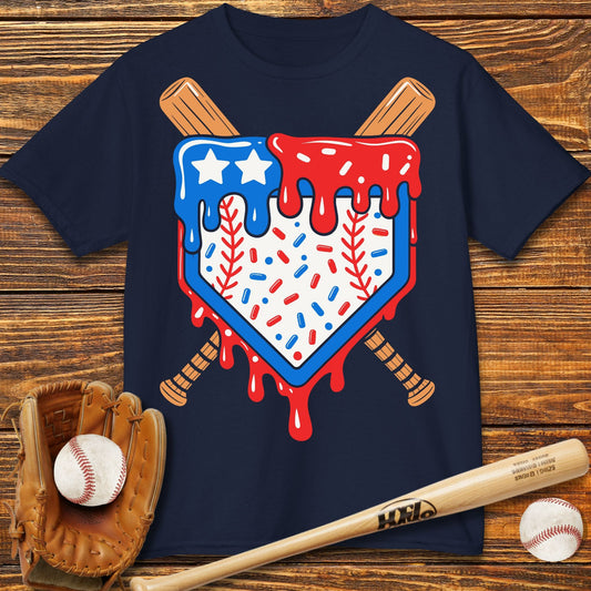Ice Cream Drip Kids T-Shirt - HomeRun PrintsKids clothes