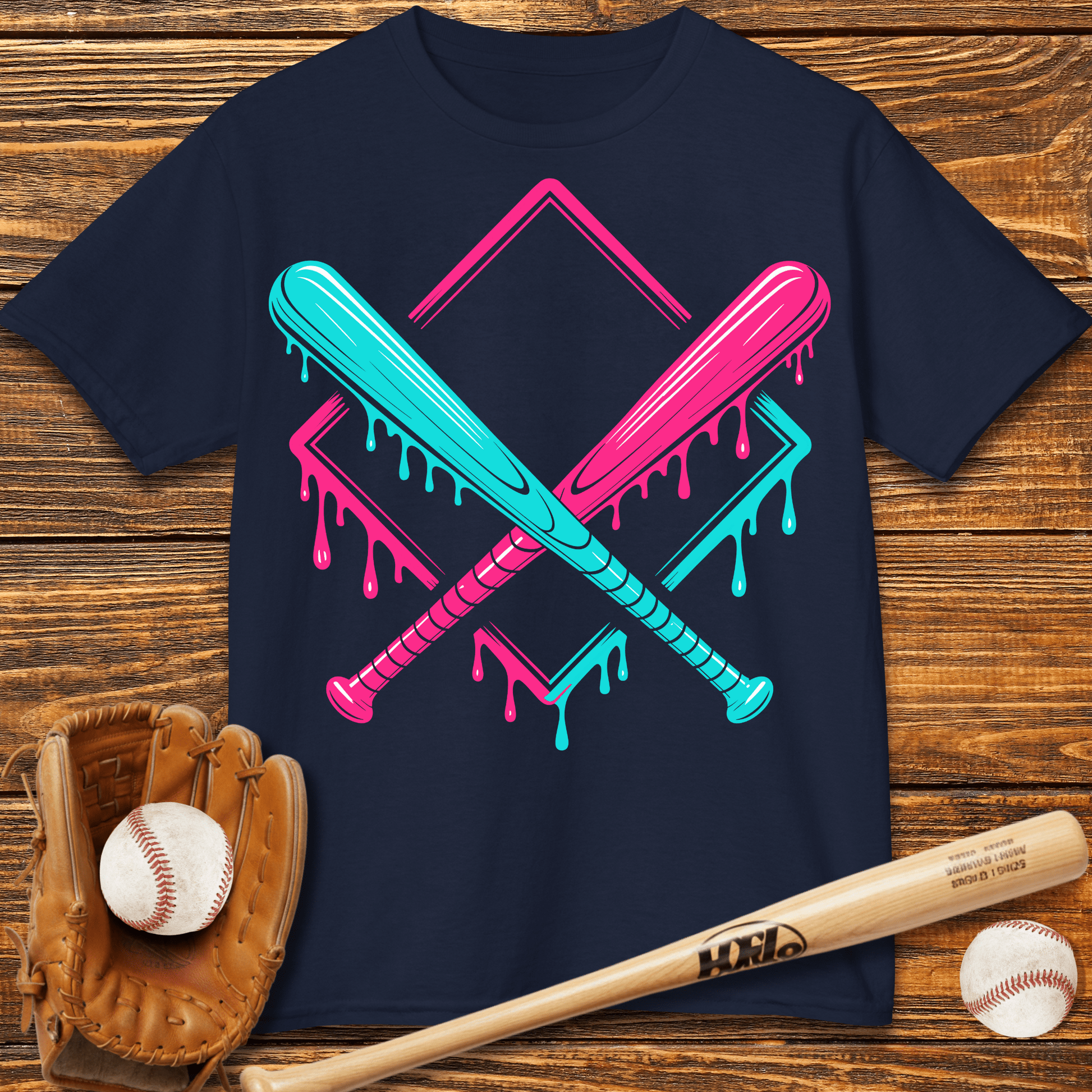 Ice Cream Drip Kids T-Shirt - HomeRun PrintsKids clothes