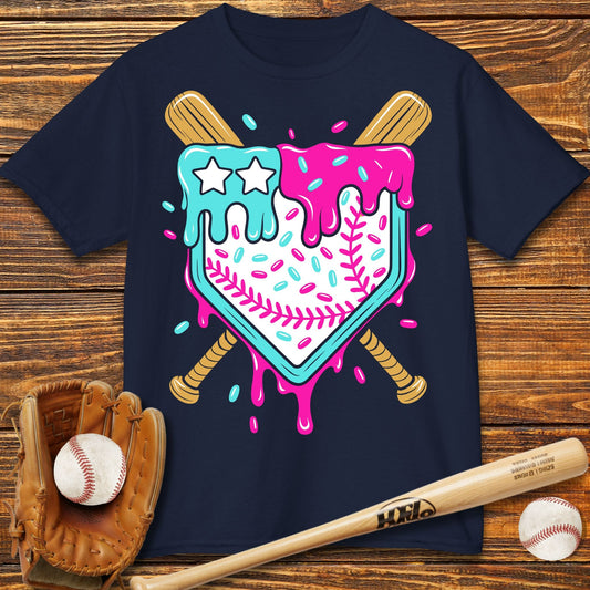 Ice Cream Drip Kids T-Shirt - HomeRun PrintsKids clothes