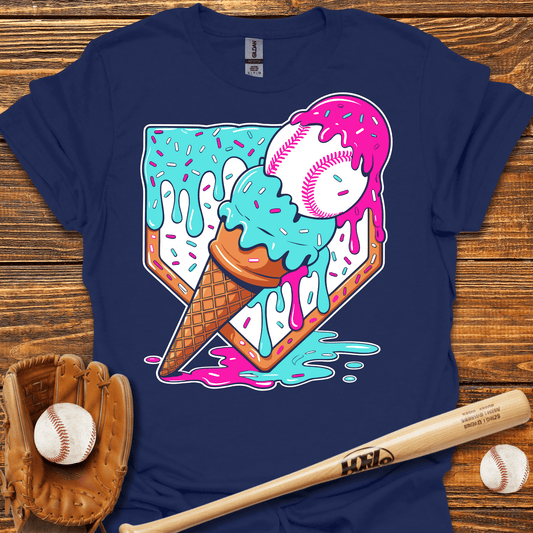 Ice Cream Drip T-Shirt - HomeRun PrintsT-Shirt