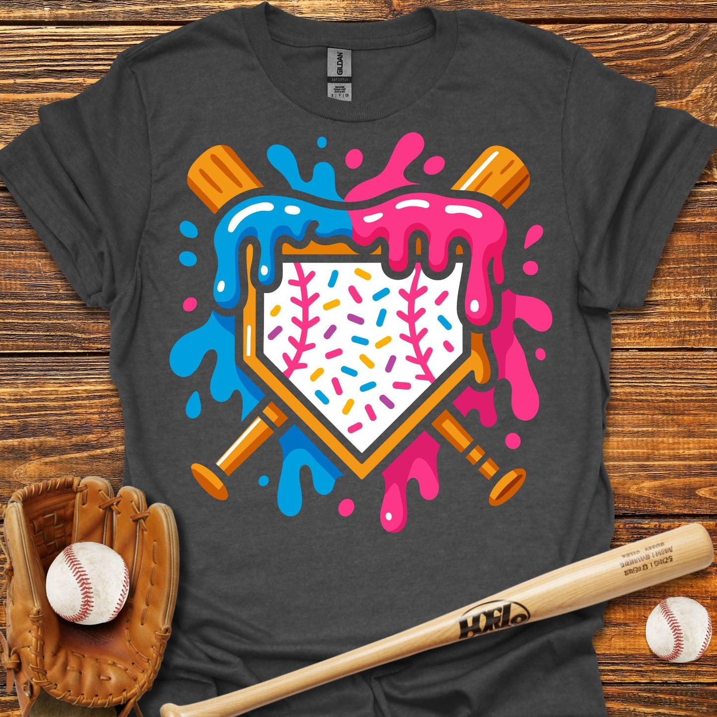 Ice Cream Drip T-Shirt - HomeRun PrintsT-Shirt