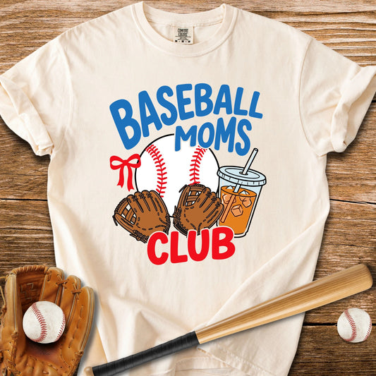 Iced Coffee Baseball Mom - HomeRun PrintsComfort Colors