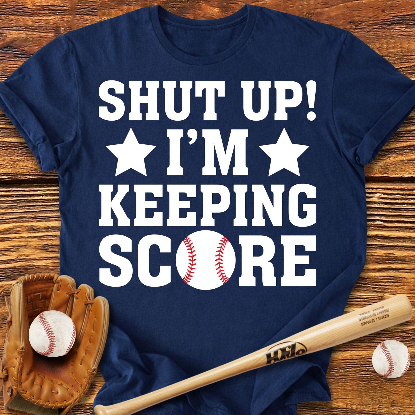 i'm Keeping Score Baseball T-Shirt - HomeRun PrintsT-Shirt
